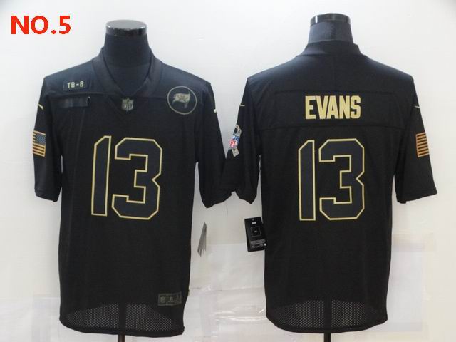 Men's Tampa Bay Buccaneers 13 Mike Evans Jesey NO.5;